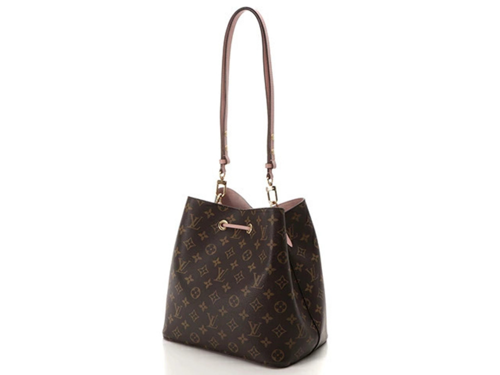 Louis Vuitton Rose Bag Pink Monogram Shoulder Neo Poudre Noe Pink